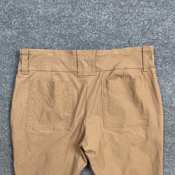 JoFit Pants Womens XL Extra Large Wheat Lightweight Pull On Golf Performance - Picture 9 of 12